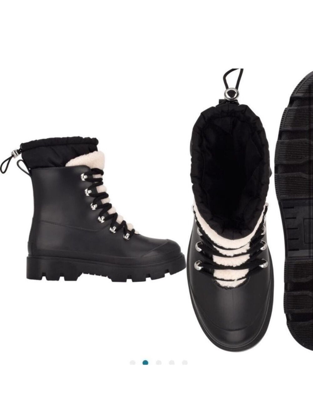 Waterproof Lace-Up Boots